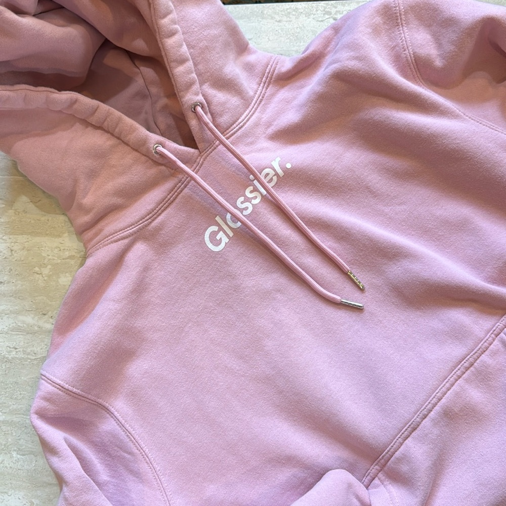 Glossier Pink Hoodie